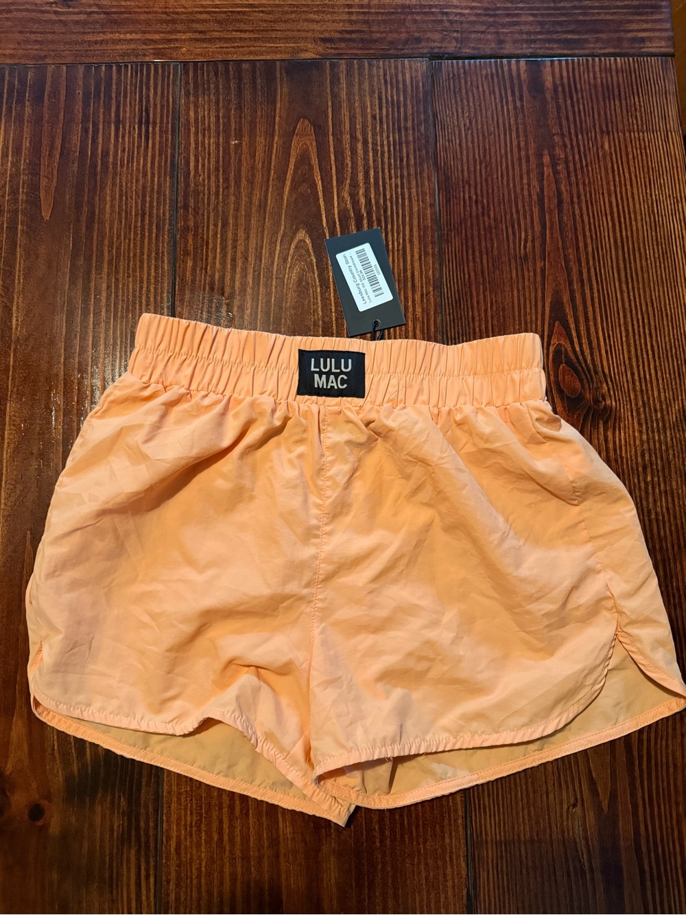 Lulu Mac Women's Peach Athletic Running Shorts